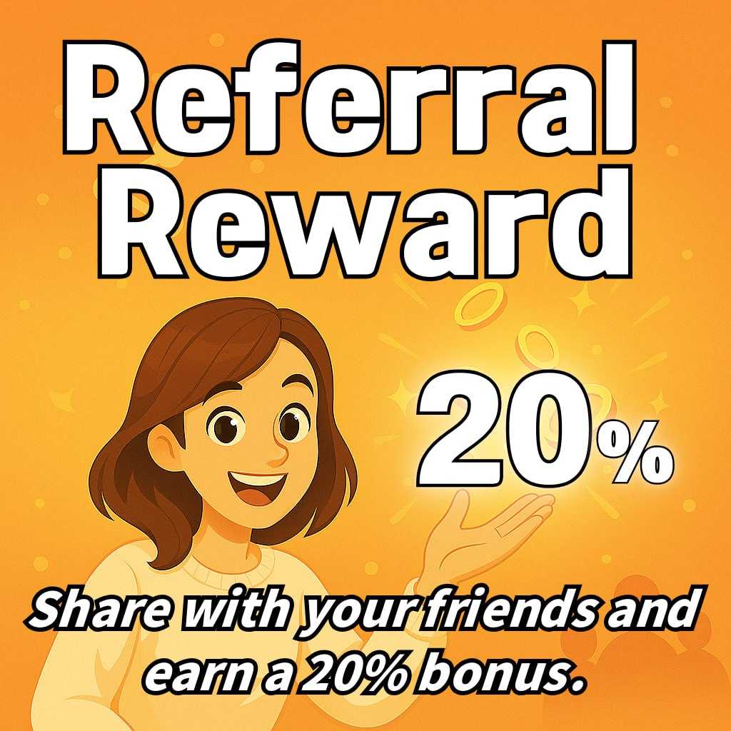 Referral Reward 20%